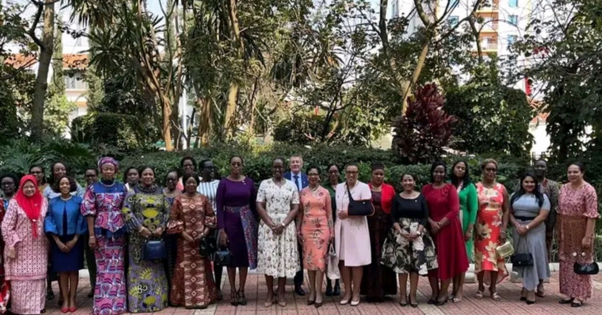 First Lady Dr. Fatima Bio Addresses Commonwealth First Ladies on Peace And Unity