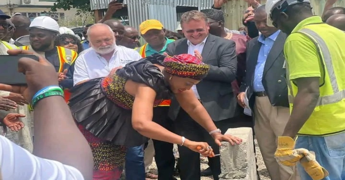 First Lady Fatima Bio Turns Sod For The Implementation of NSTB Berth Expansion Project