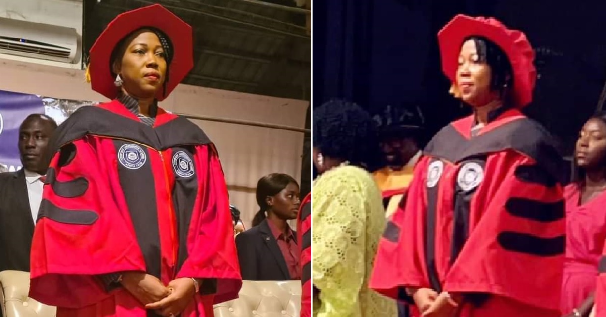 First Lady Fatima Bio Conferred With Honorary Degree at American International University