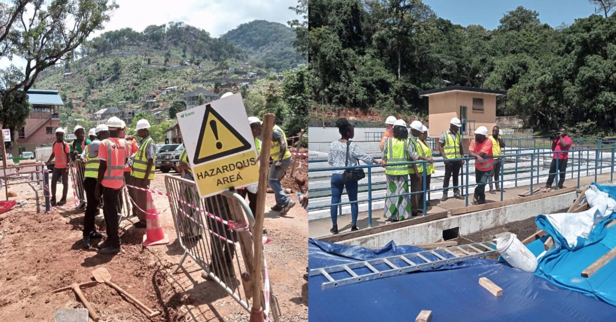 Guma Valley Water Company Board of Directors Inspect Rehabilitation Project