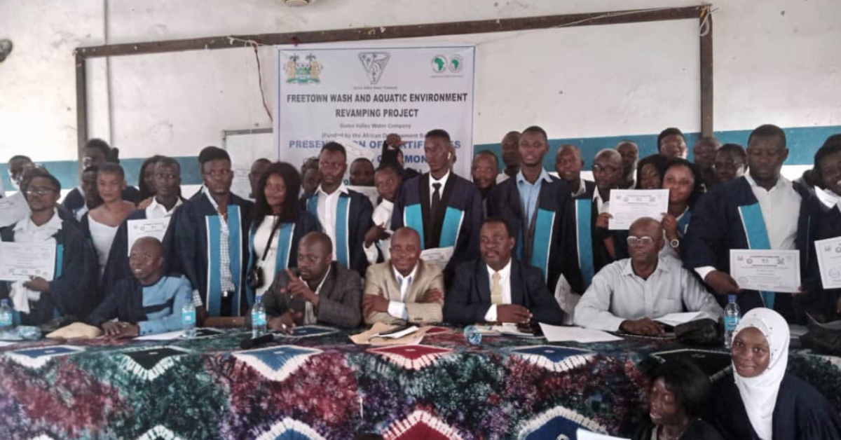 Guma Valley Water Company And Partners Certified 60 Artisan Plumbers And Entrepreneurs