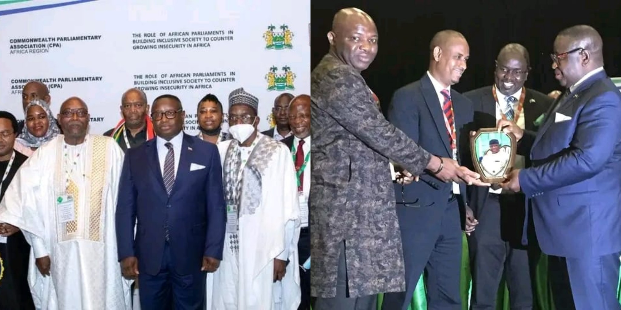 President Bio Awarded by Members of Parliament