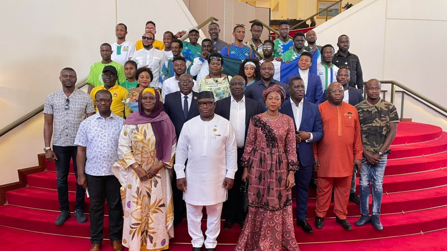Sierra Leoneans in Qatar Celebrate President And First Lady Bio