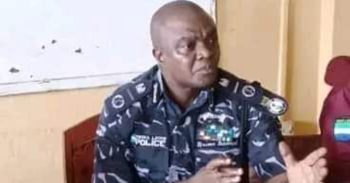 Regional Police Commander South Deployed at Gbangbatoke Urges Community Support