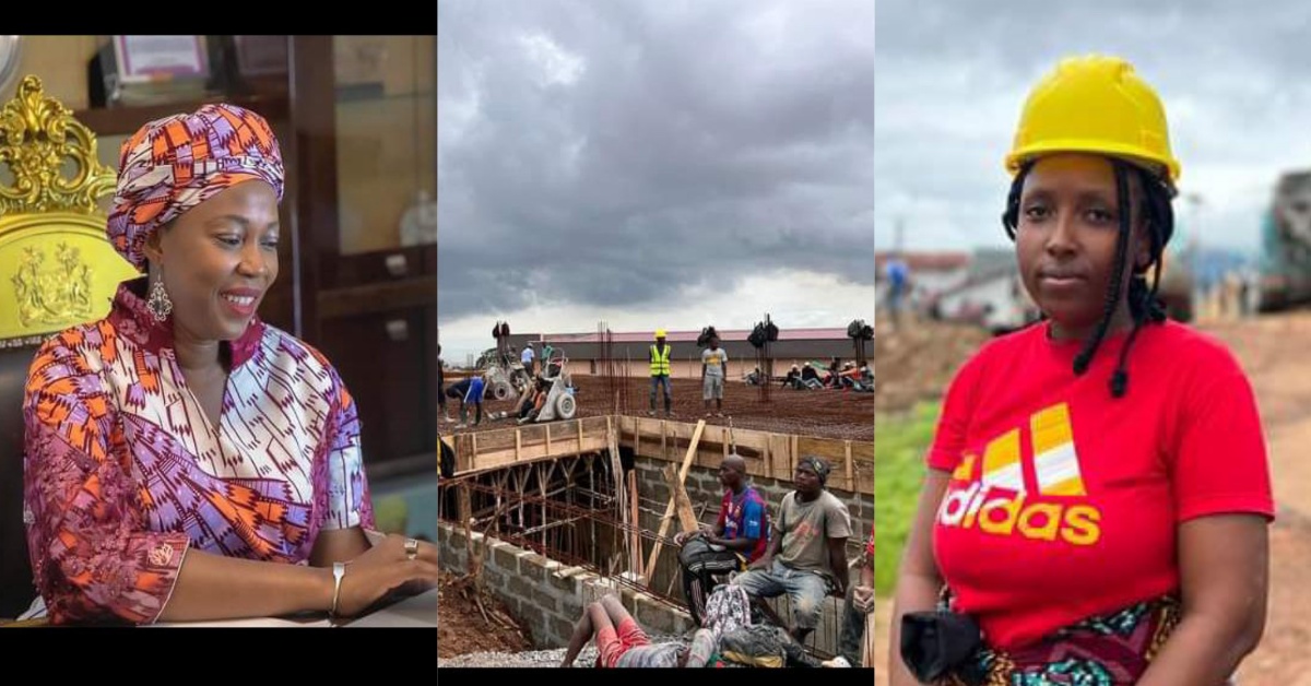 First Lady Fatima Bio Champions Construction at 34 Military Hospital