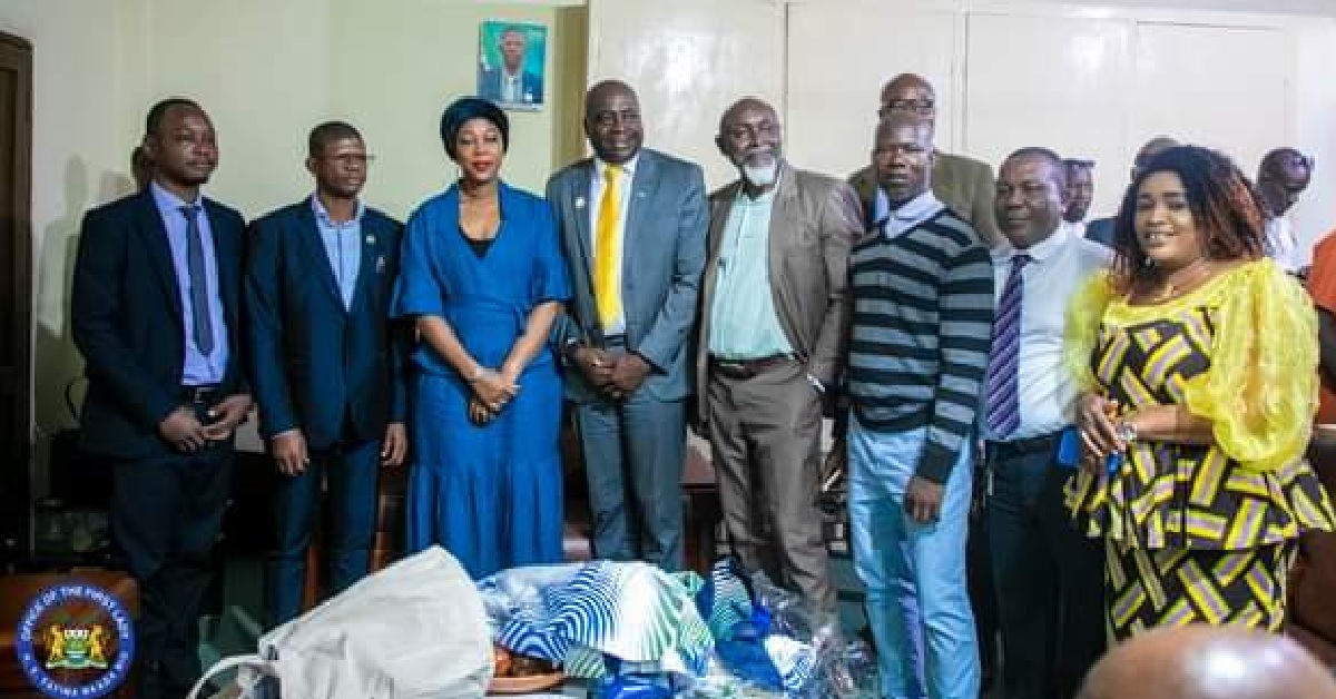 First Lady, Fatima Bio Bids Farewell to ‘Salone Team Commonwealth’