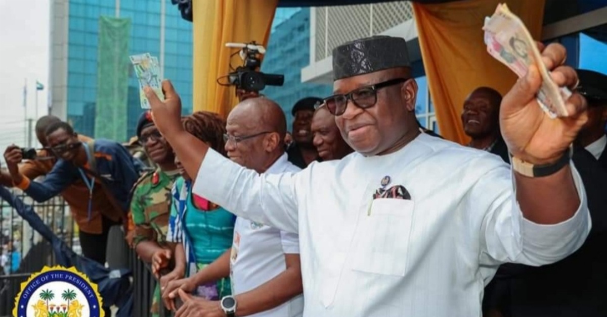 President Bio Officially Launches New Leone