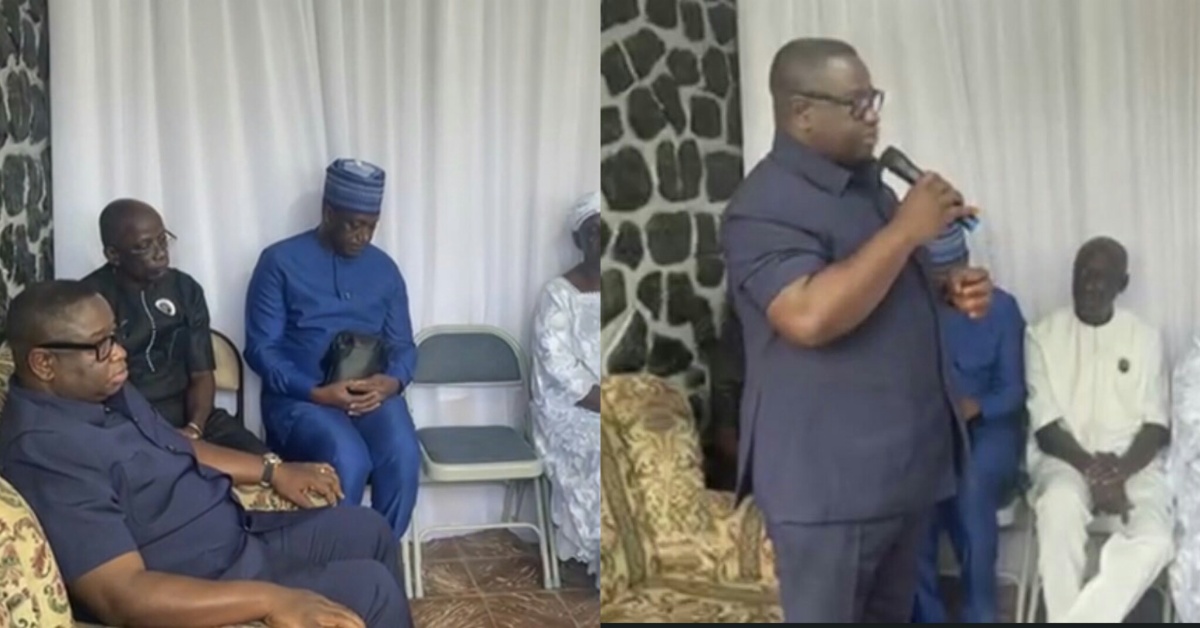 President Bio Visits Kandeh Yumkella After Death of His Wife