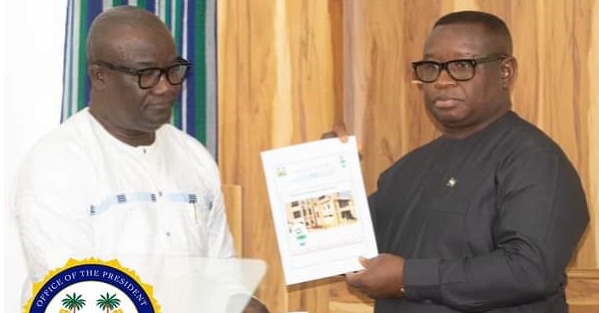 Maada Bio Receives Annual Report From ECSL, Praises Its Independence