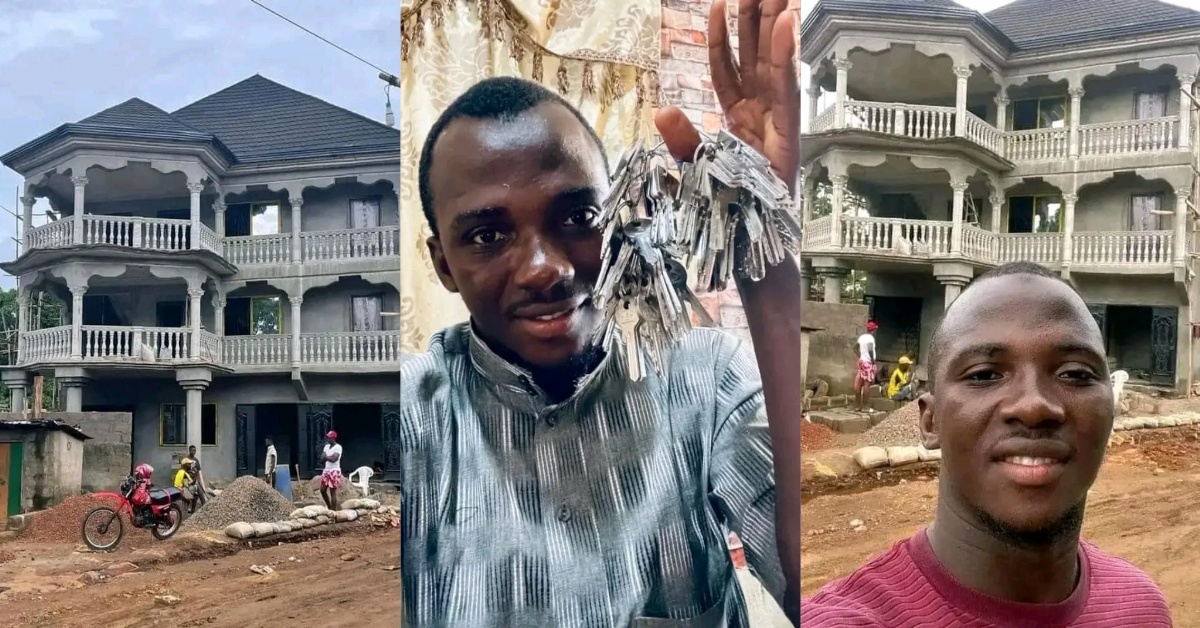Leone Stars Goalkeeper Mohamed N.Kamara Flaunts His Expensive New House on Social Media