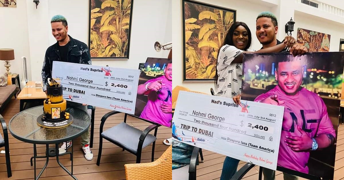 Nohmi George Receives Birthday Gift From Diaspora Team (Team America)