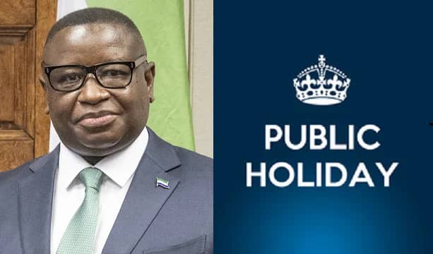 BREAKING: Sierra Leone Government Announces Public Holidays For Christmas, New Year Celebrations