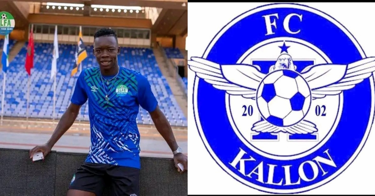 FC Kallon Officially Signs Alie Nzonzi  Conteh