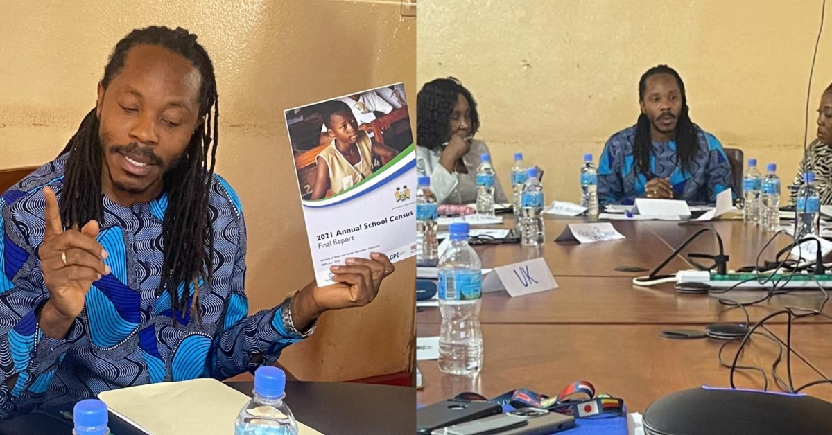 Education Minister Dr David Moinina Sengeh Launches 2021 Annual School Census Report