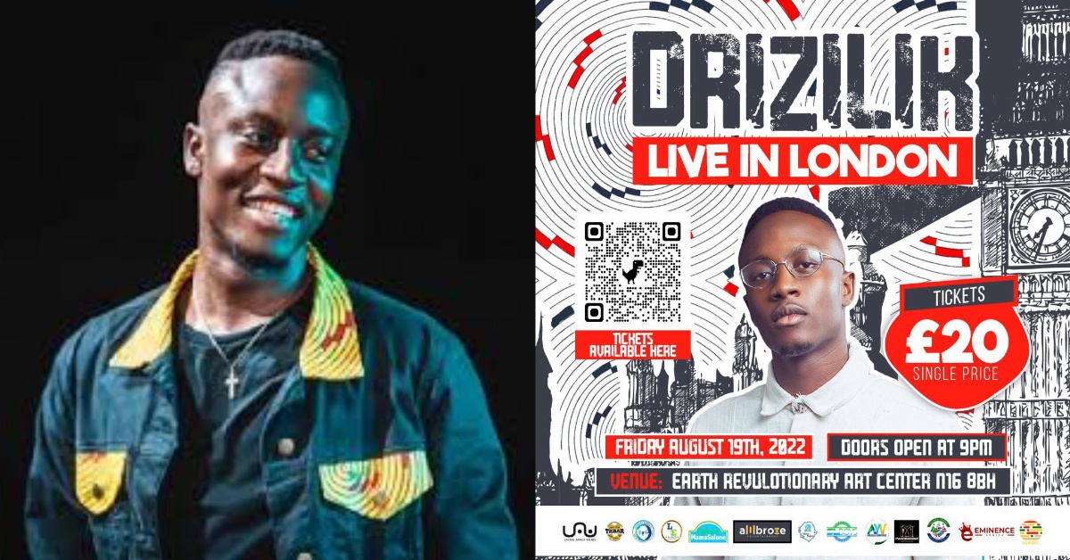 Due to Irreconcilable Business Difference, Venue Cancelled Drizilik’s London Conce