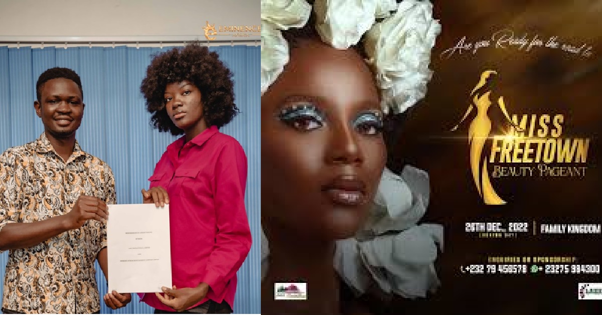 Eminence Africa And Lake Production in Partnership to Commence Miss Freetown Beauty Pageant 2022