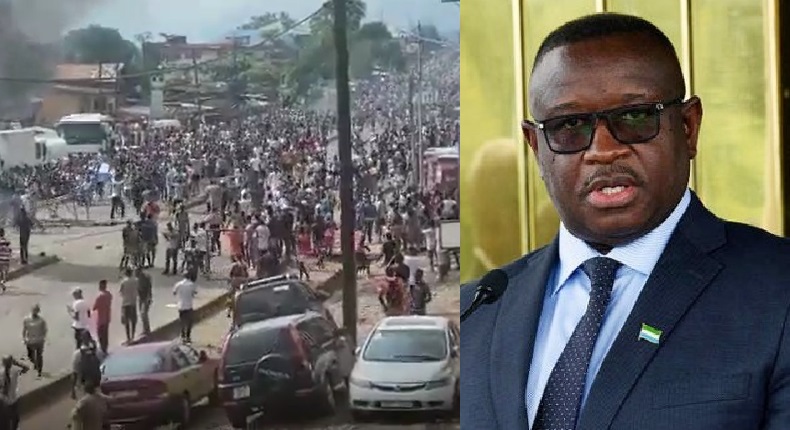 President Bio Promises Tough Action Against  Perpetrators  And Sponsors of Violent  Protests