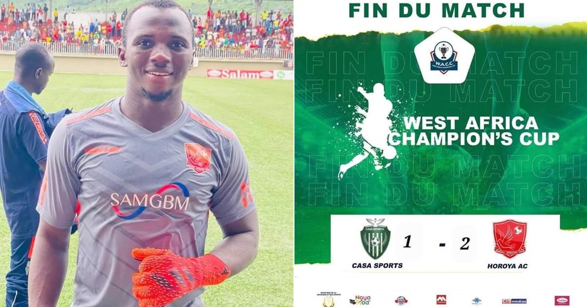 Leone Stars Goalkeeper Mohamed N Kamara Bags First Major Trophy in Horoya Football Club