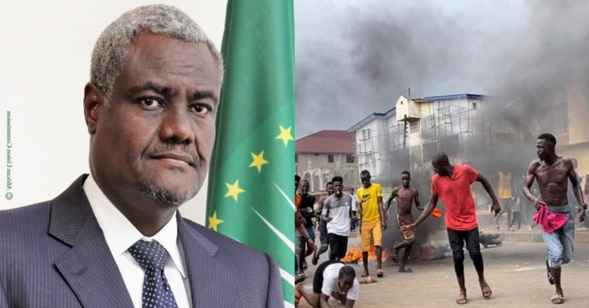 Chairperson of African Union Commission Expresses Concern on Violence in Sierra Leone