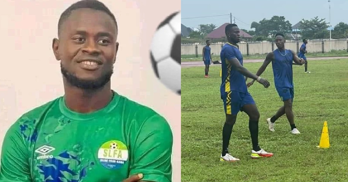 Musa Tombo Returns Home to Bo Rangers Training