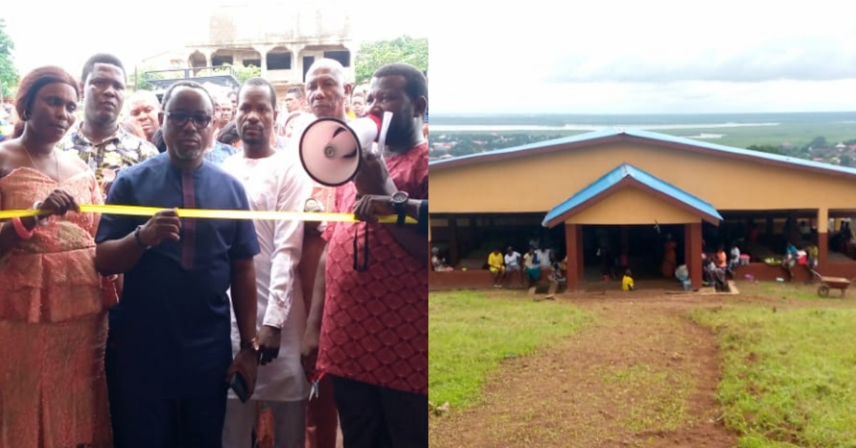 WARDC Hands Over Ultra-modern Market Space to Yams Farm Community