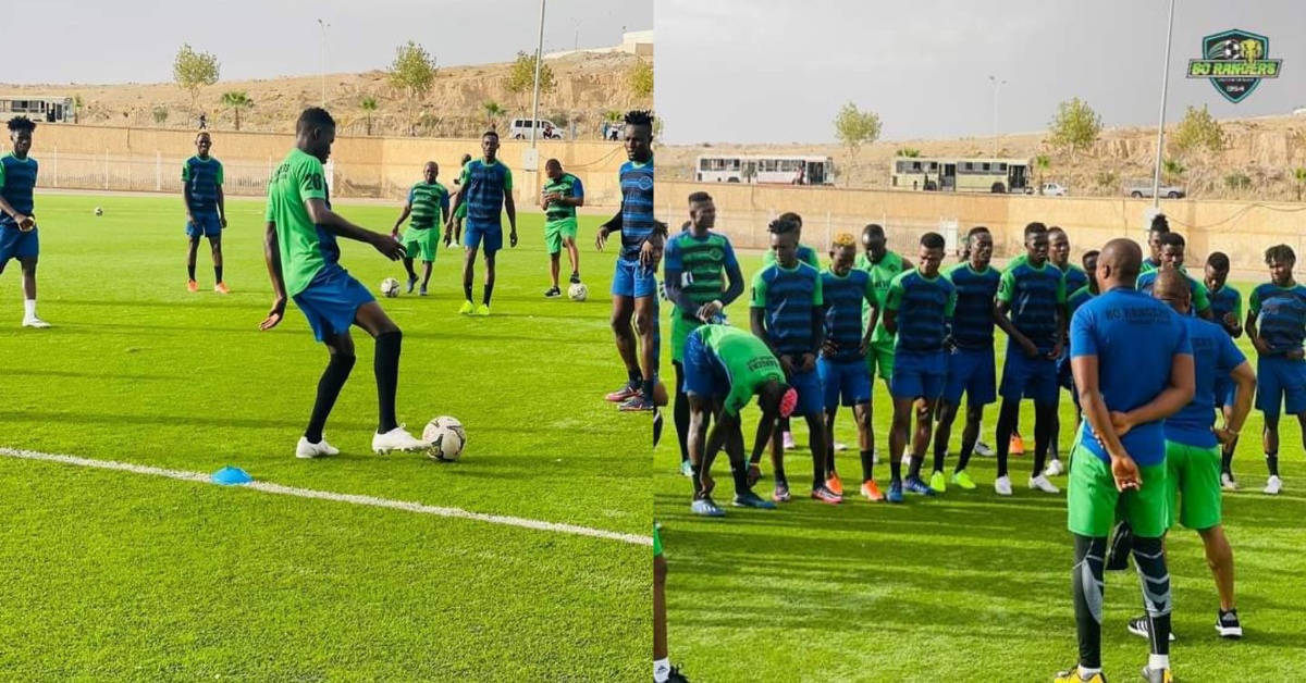 Bo Rangers Holds First Training in Setif, Algeria Ahead of Return Leg Clash With CR Belouizdad