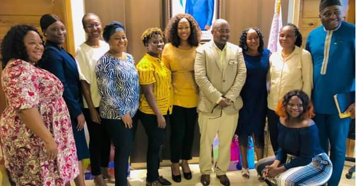 First Lady Fatima Bio Meets Leadership of Sierra Leone Women’s Premier League
