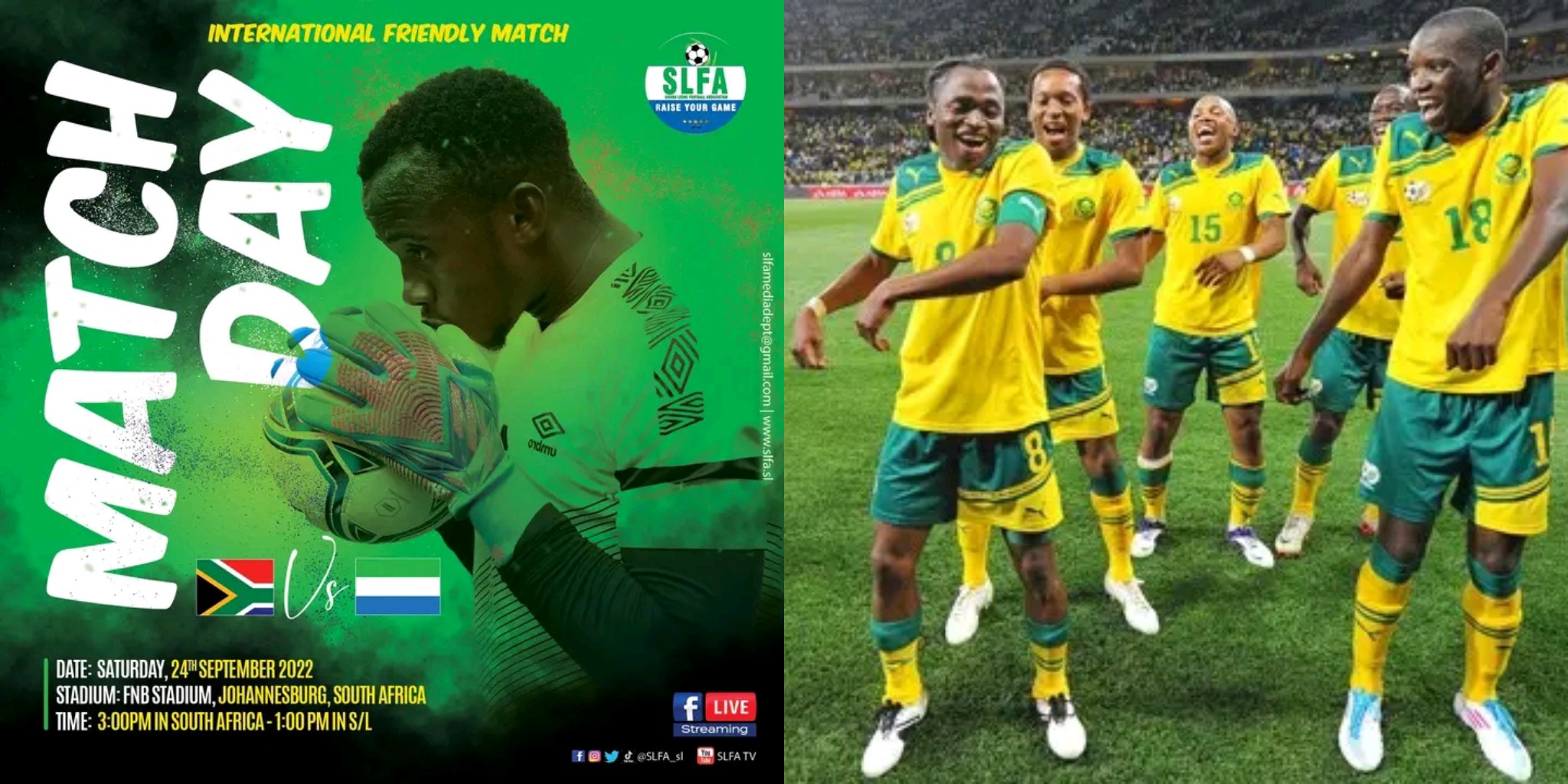 Checkout Leone Stars Line up Against South Africa