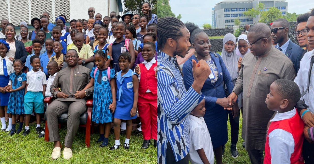 President Bio Regards Consultation With School Pupils as His Best Engagement