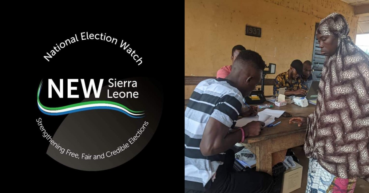“Some Registration Centres Did Not Open on the first Day,” National Election Watch Reveals