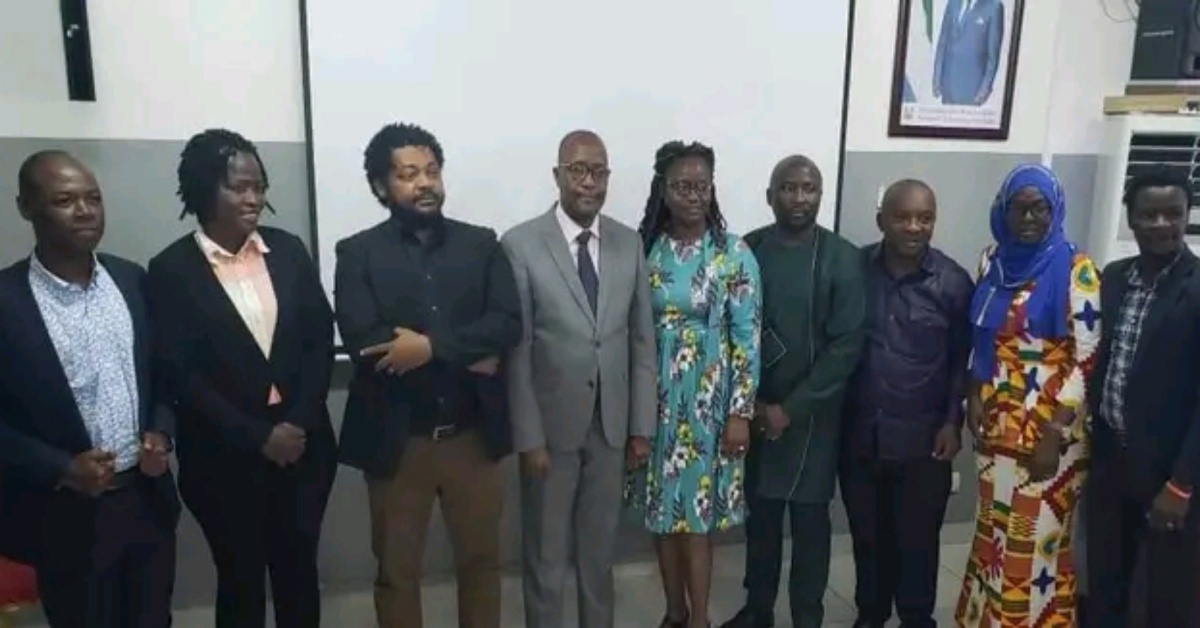 SLAJ Newly Elected National Executive Pay Courtesy Call on Information Minister