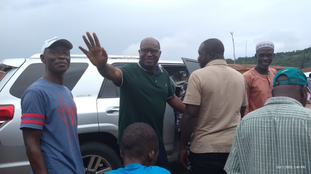 Alie Kabba Embarks on Voter Registration Campaign in Kabala And Koinadugu