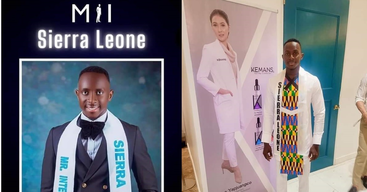 Almon Sall Bags Mr International 2022 Top Fan Favourite
