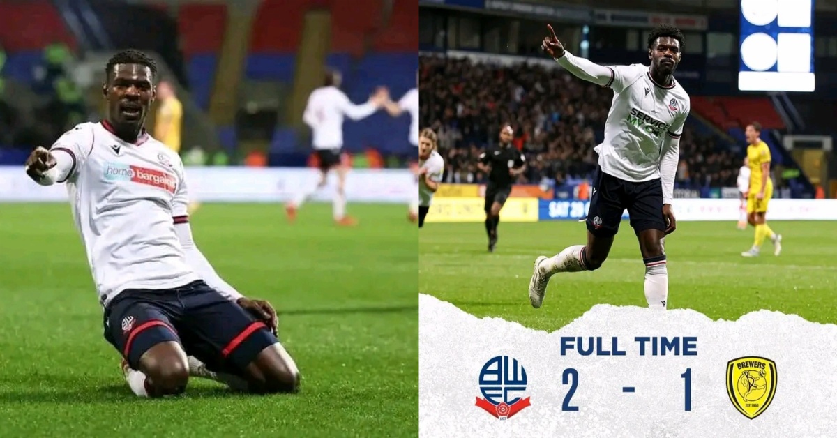Leone Stars Forward Amadou Bakayoko Scores Crucial Goal For Bolton Wanderers