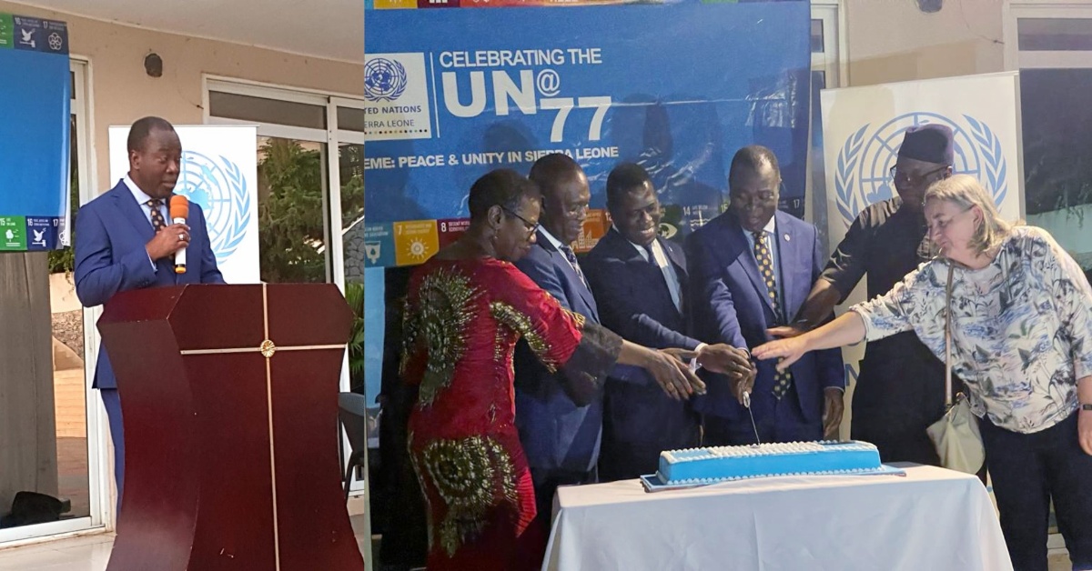 UN Resident Coordinator Emphasizes Peace & Unity as Enablers of Development in Sierra Leone