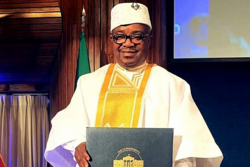 Sierra Leone’s David Vandy Receives U.S. Presidential Lifetime Achievement Award