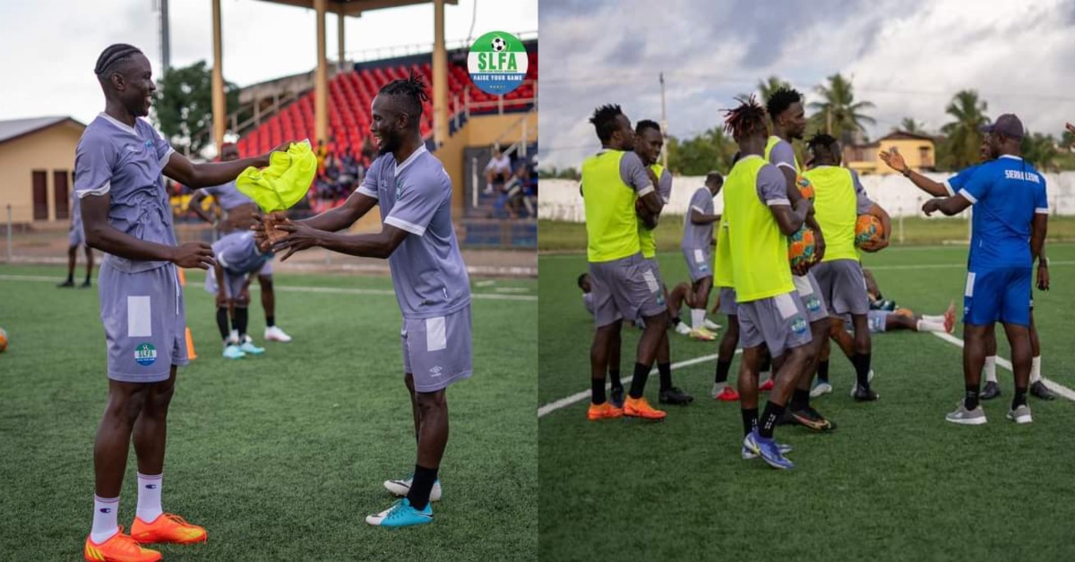 Sierra Leone National U23 Holds First Training in Liberia Ahead of Clash With Zambia