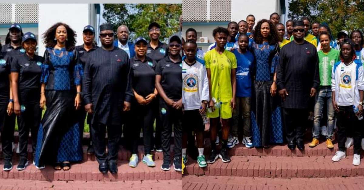 President Bio Meets Female Premier League Board, Encourages Young Players to Pay Attention to Their Education