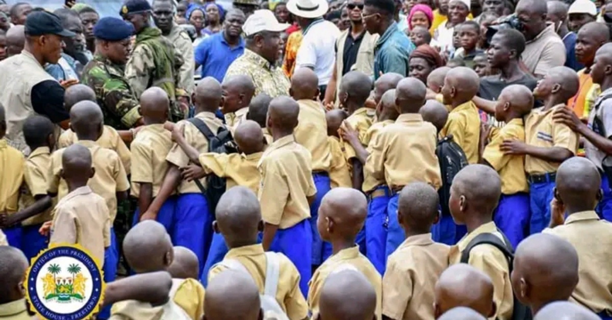 President Bio Visits His Alma Mater in Pujehun