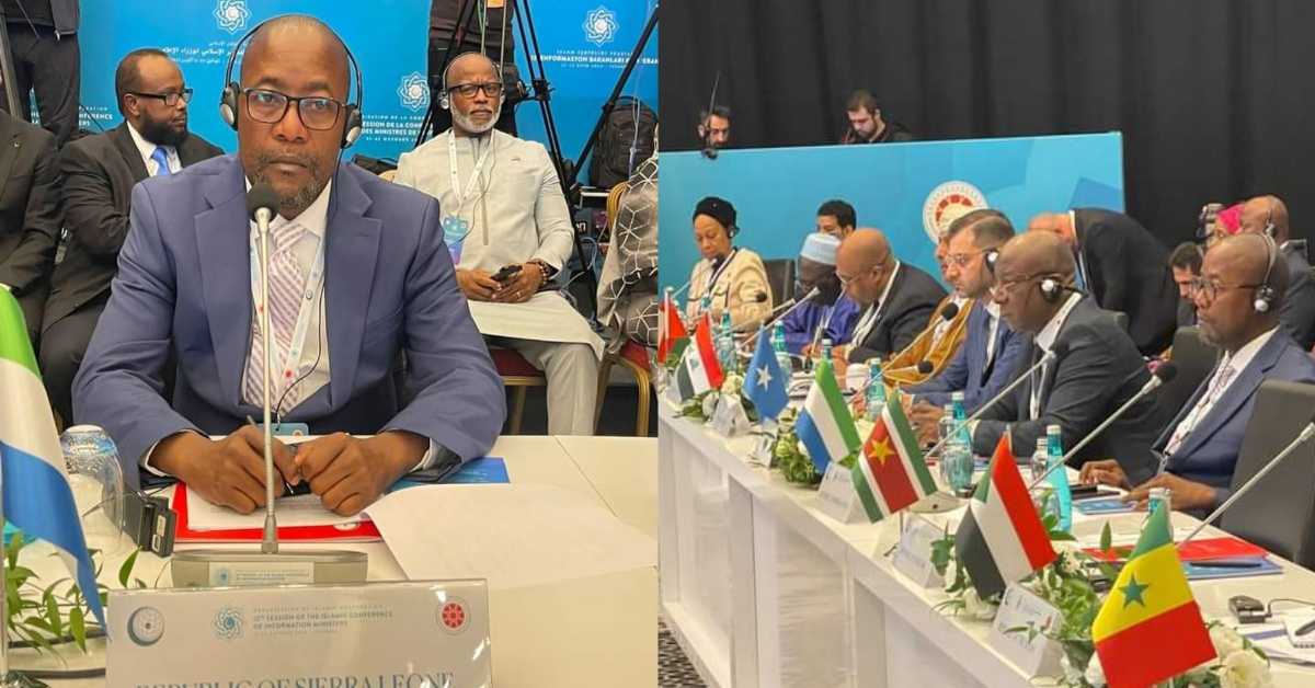Minister of Information Mohamed Rahman Swaray Addresses 12th Session of OIC in Turkey