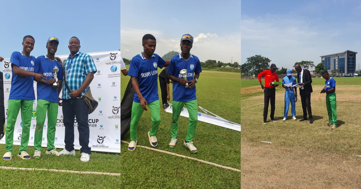 Sierra Leone U19 National Men’s Cricket Team Defeats Bostwana in ICC Men’s World Cup Qualifers
