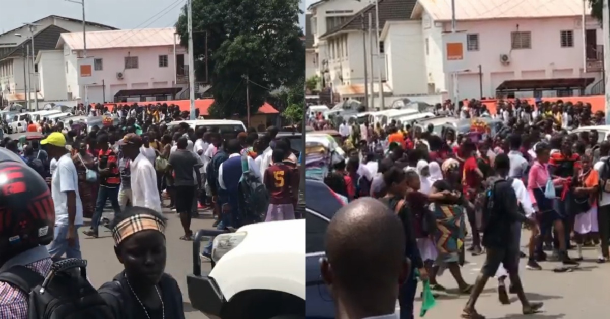 Desperate Students Stromed NCRA Office to Get Their NIN