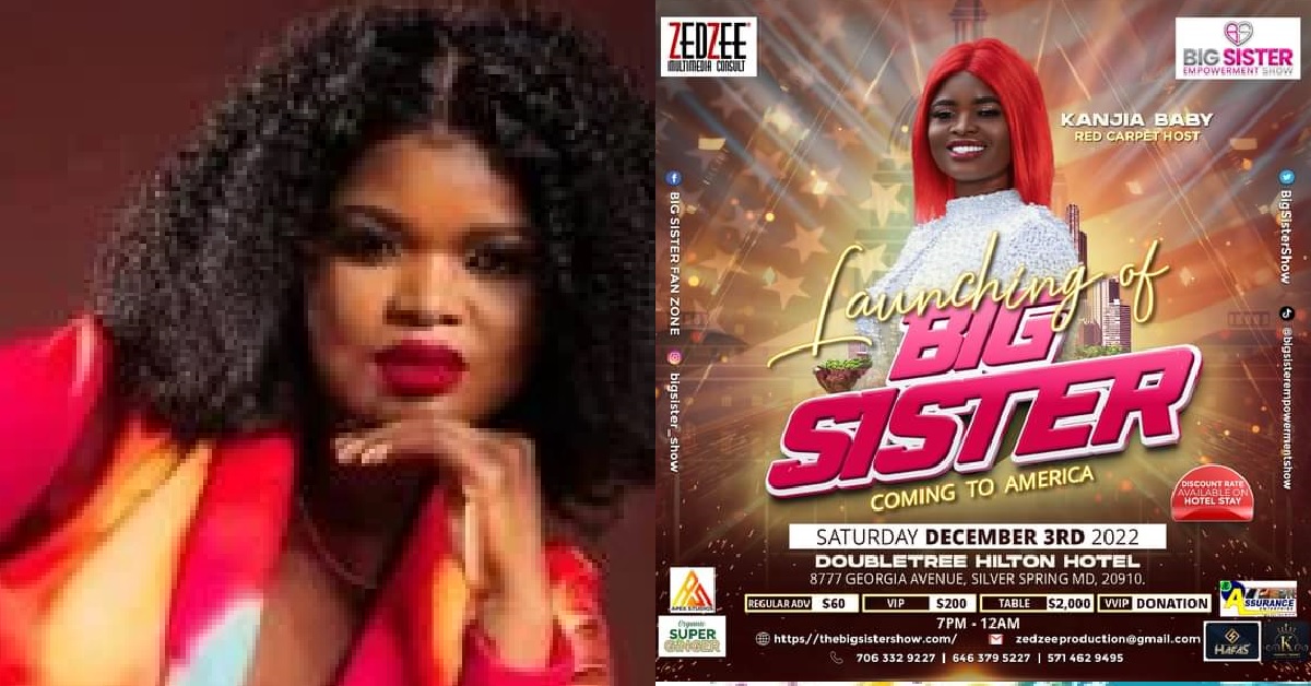 Alice Hannah Kanjia Unveils as Red Carpet Host at Big Sister Coming to America Launching