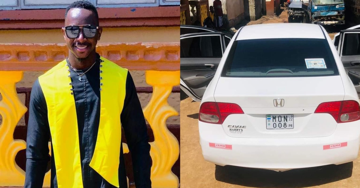 Mister International Sierra Leone Almon Sall Gifted Brand New Car
