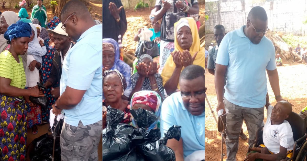 Chief Immigration Officer Andrew Jaiah Kaikai Supports The Less Privilege