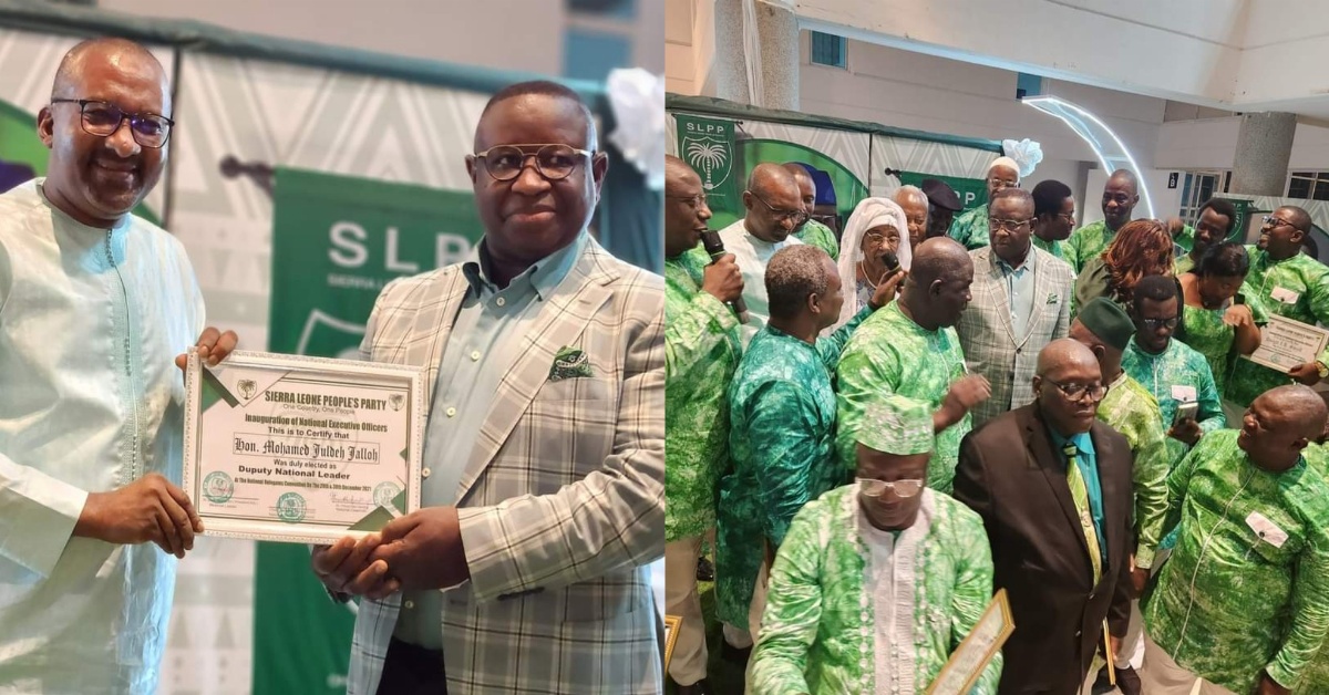 SLPP Inaugurates National Officers And Raise Funds For Party Progression