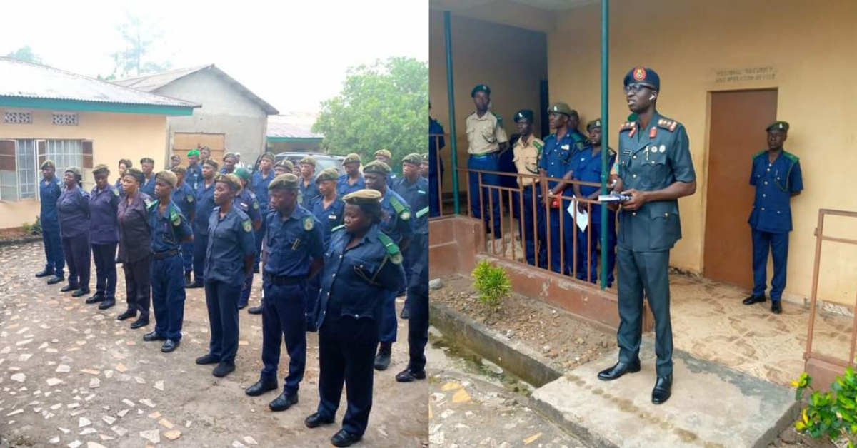 Director General Col.Ngaujah Advises Kenema Corrections Officer