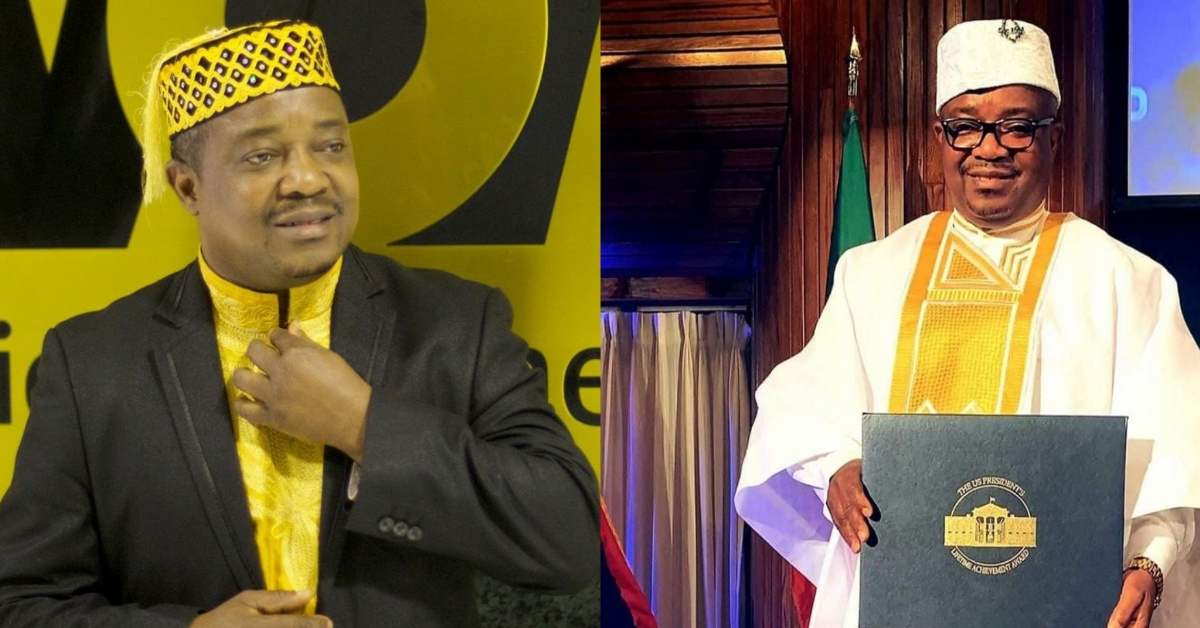 Renowned Sierra Leonean Broadcaster and Actor David Vandy receives the US Presidential Lifetime Award