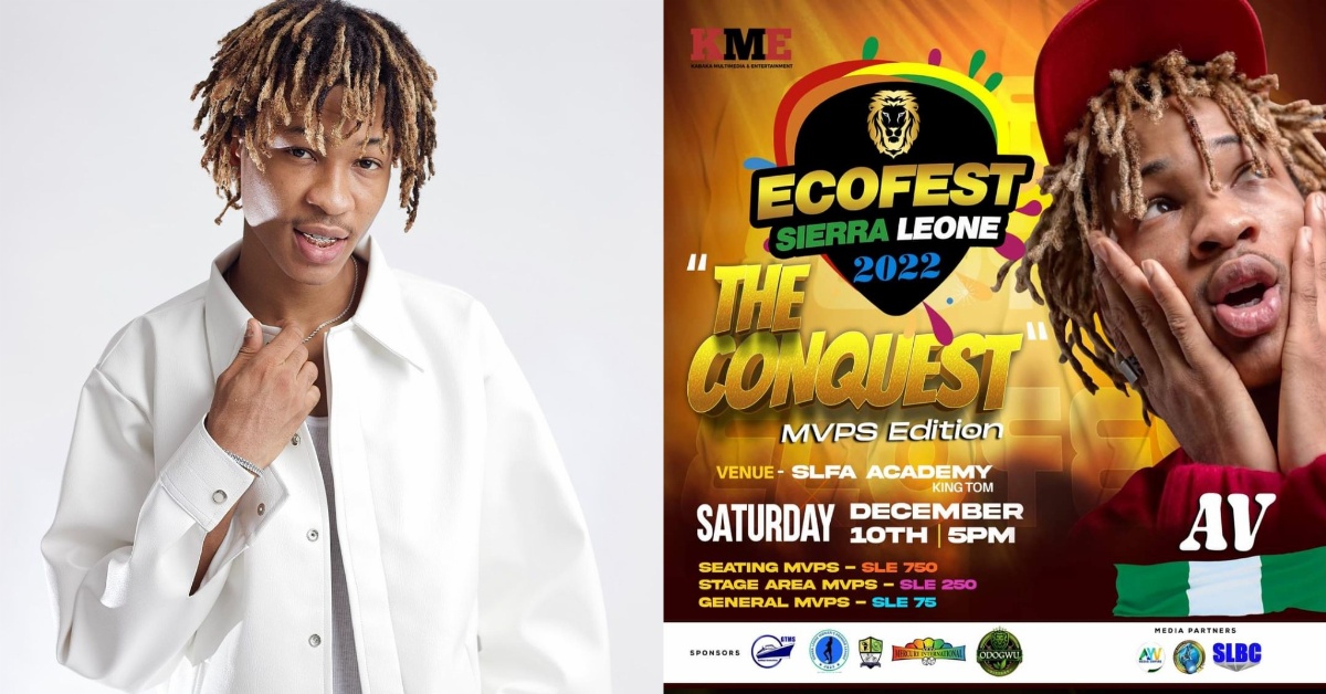 “Big Thug Boys” Hitmaker AV Set For ECOFEST 2022