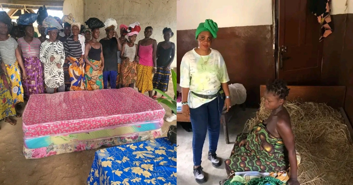 Evelyn Watta Moijueh Supports Pewama Health Post With Mattresses